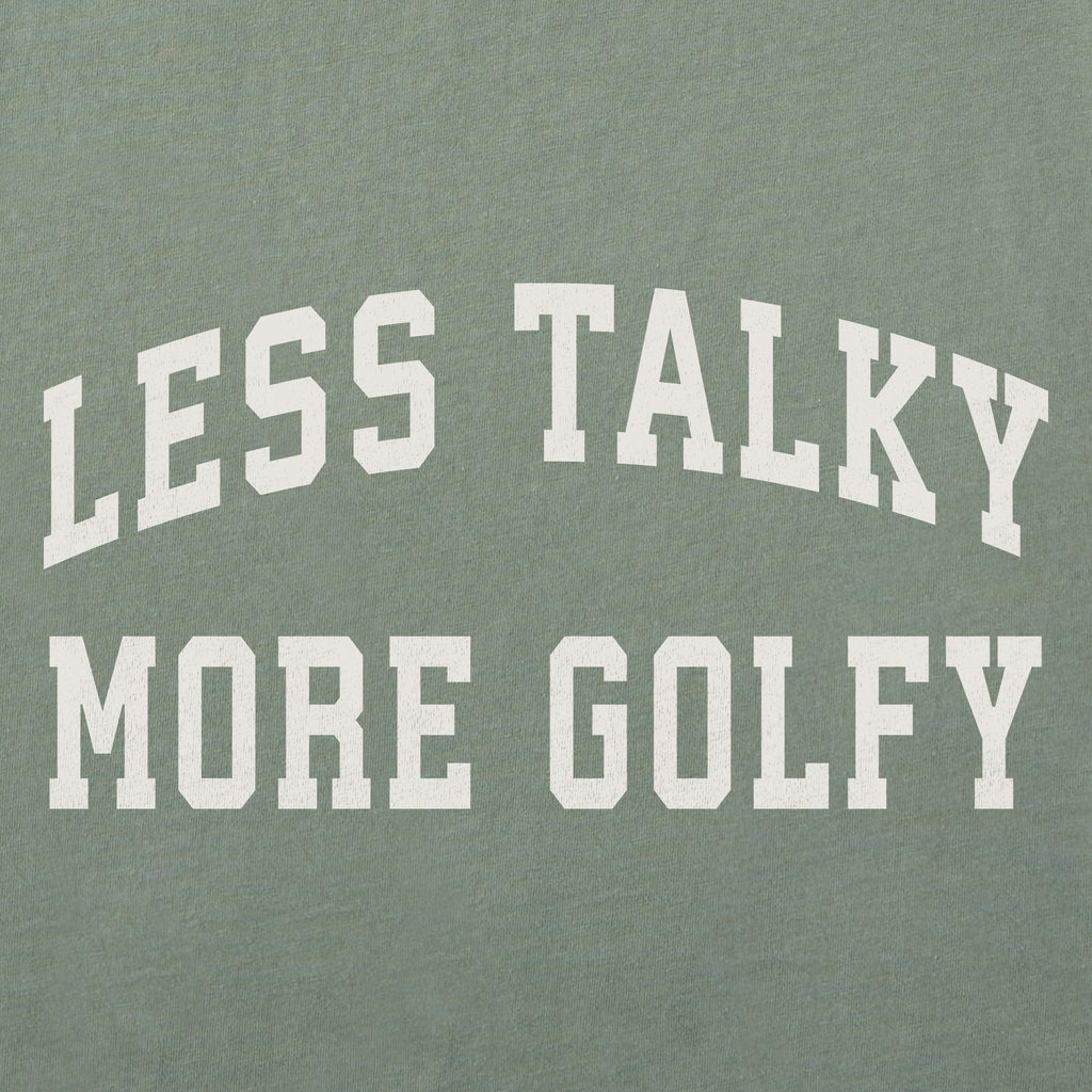 Women's Less Talky More Golfy Short Sleeve Crusher Tee product image 2
