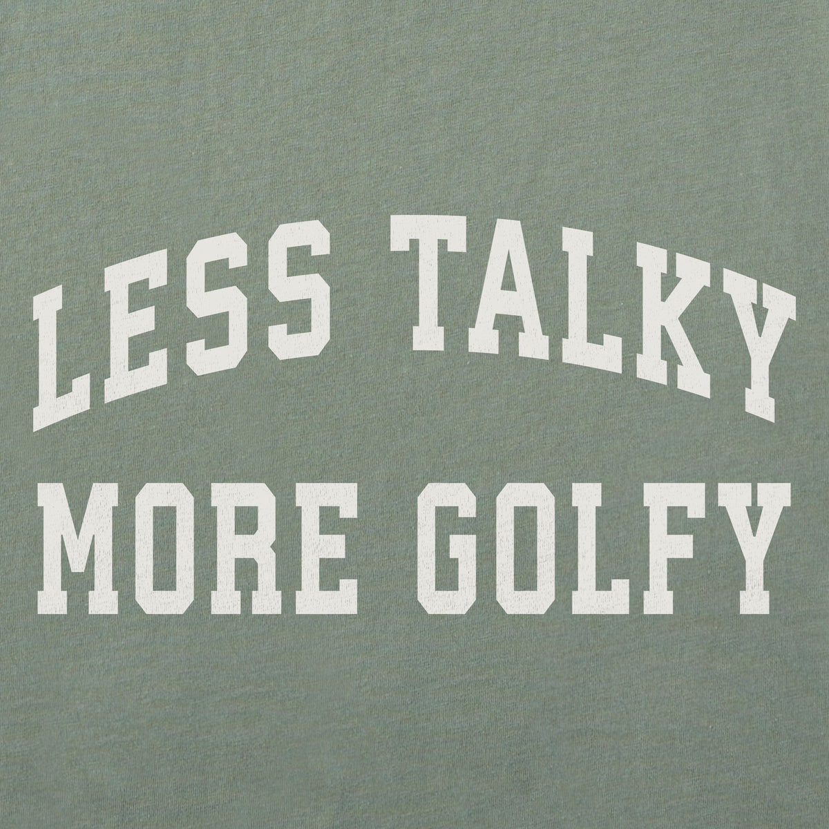 Women's Less Talky More Golfy Short Sleeve Crusher Tee product image 2
