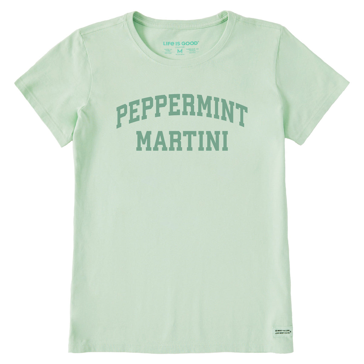 Women's Peppermint Martini Arch Short Sleeve Crusher Tee product image 1