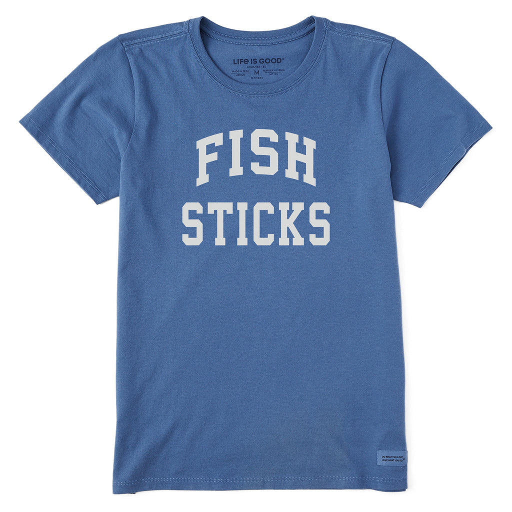 Women's Fish Sticks Arch Short Sleeve Crusher Tee product image 1