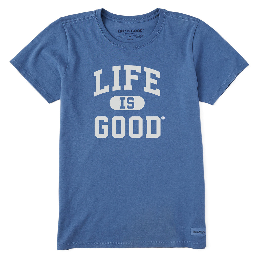 Women's Life is Good Arch Short Sleeve Crusher Tee product image 1