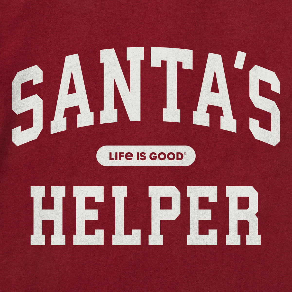 Kids Santa's Helper Arch Long Sleeve Crusher Tee product image 2