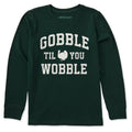 Kids Gobble til you Wobble Arch Long Sleeve Crusher Tee product image 1
