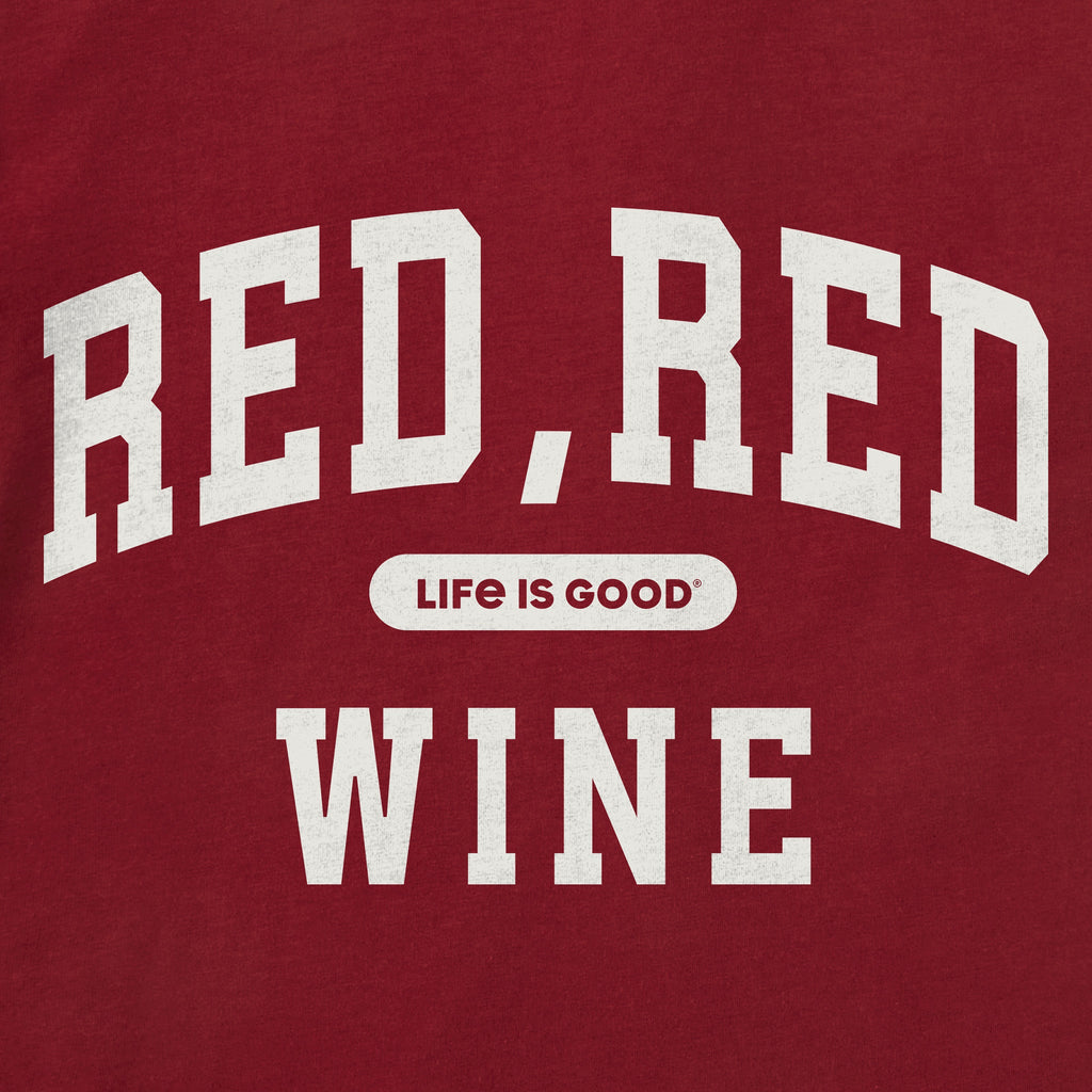 Men's Red Wine Arch Short Sleeve Crusher Tee product image 2