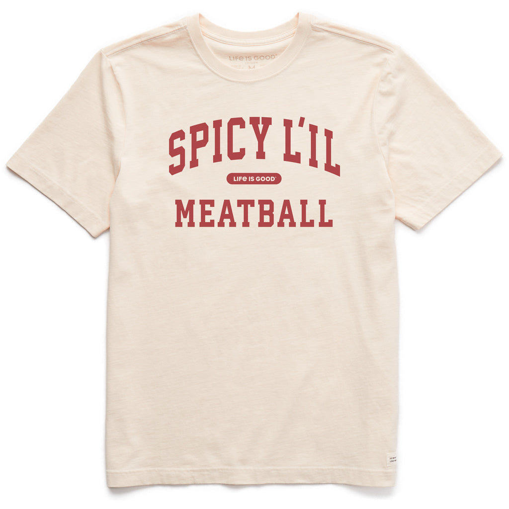 Men's Spicy L'il Meatball Arch Short Sleeve Crusher Tee product image 1
