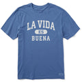 Men's La Vida Es Buena Arch Short Sleeve Crusher Tee product image 1