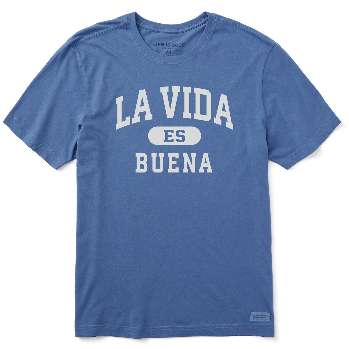 Men's La Vida Es Buena Arch Short Sleeve Crusher Tee product image 1