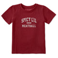 Toddler Spicy L'il Meatball Arch Short Sleeve Crusher Tee product image 1