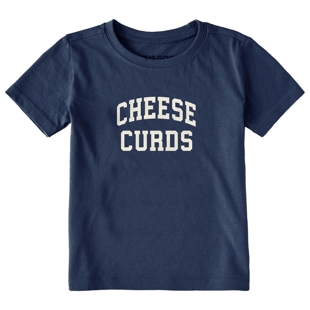Toddler Cheese Curds Arch Short Sleeve Crusher Tee product image 1