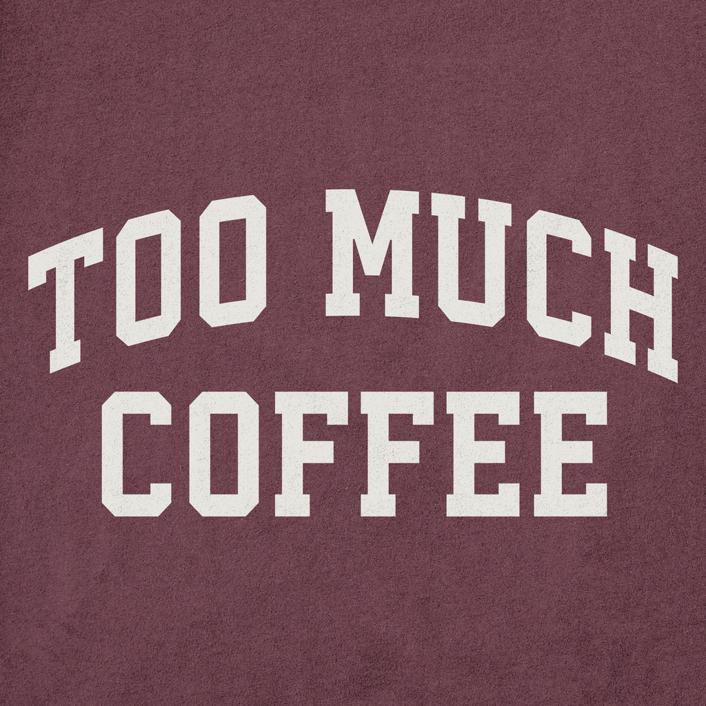Men's Too Much Coffee Arch Long Sleeve Crusher Tee product image 2
