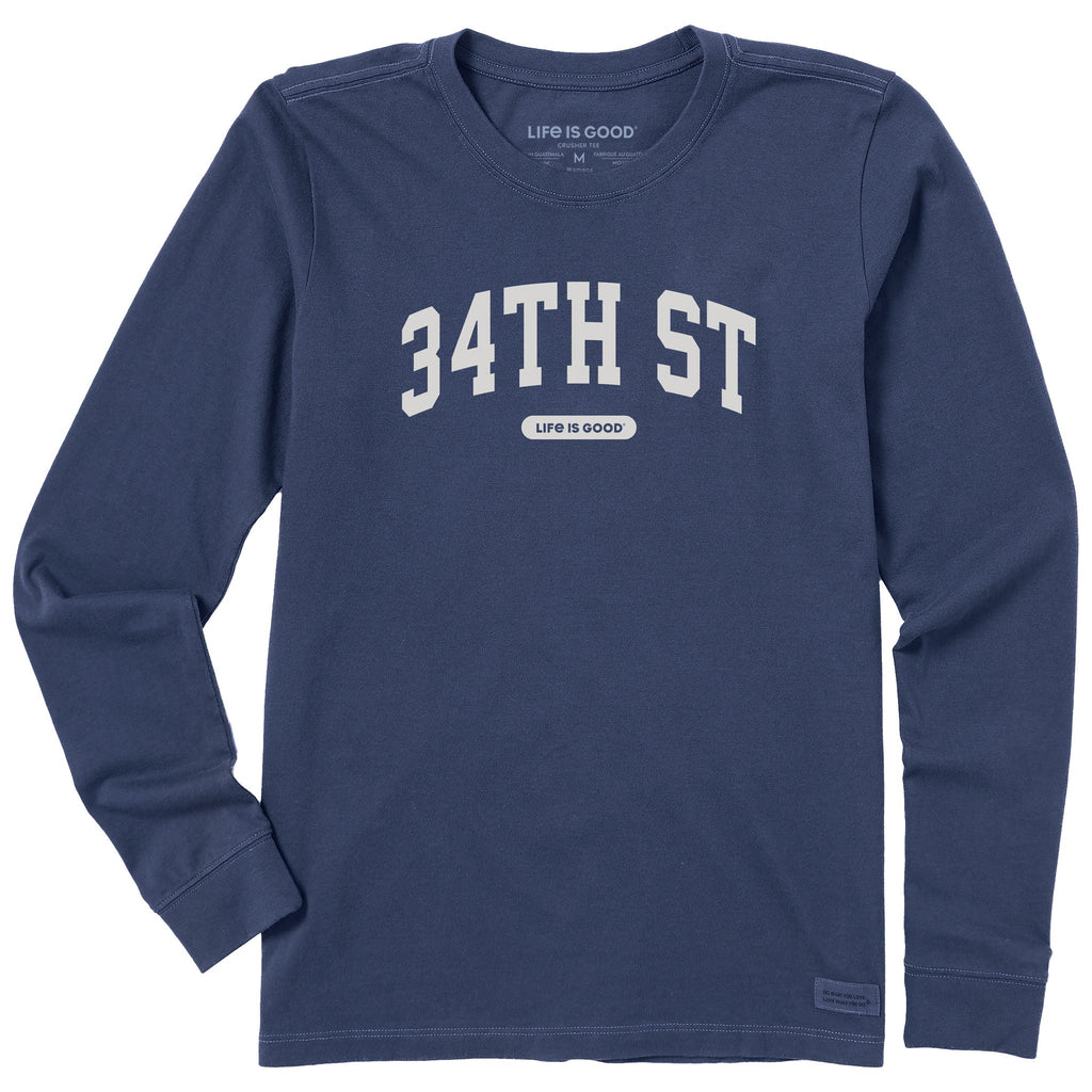 Women's 34th Street Arch Long Sleeve Crusher Tee product image 1