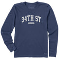 Women's 34th Street Arch Long Sleeve Crusher Tee product image 1