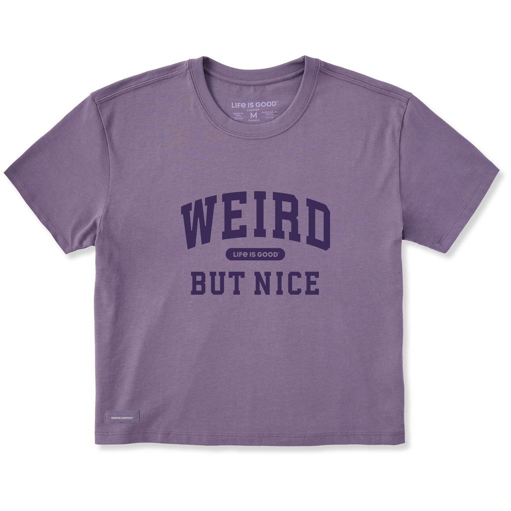 Women's Weird But Nice Arch Short Sleeve Crusher Boxy Tee product image 1