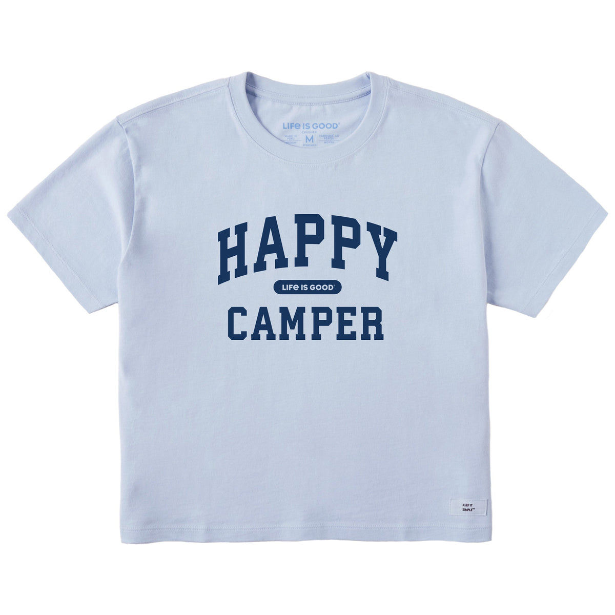 Women's Happy Camper Arch Short Sleeve Crusher Boxy Tee product image 1