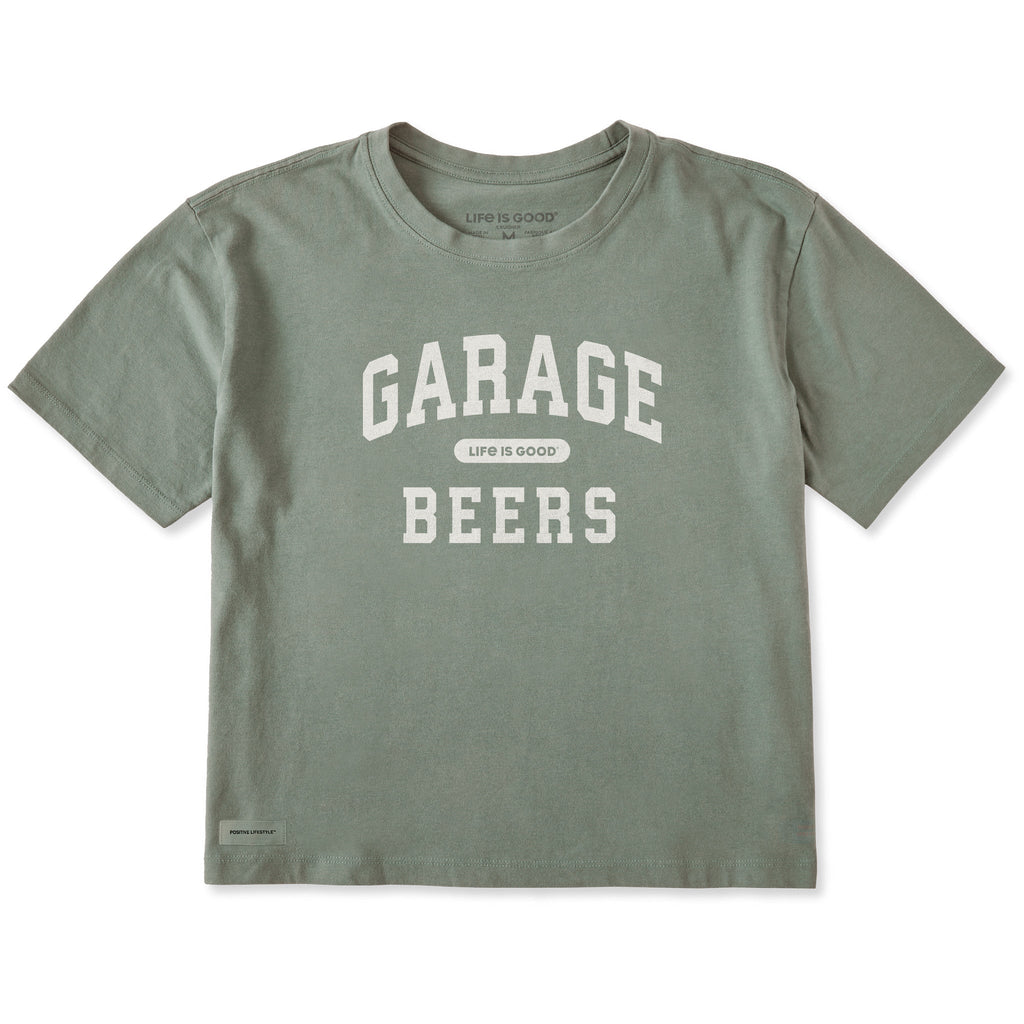 Women's Garage Beers Arch Short Sleeve Crusher Boxy Tee product image 1