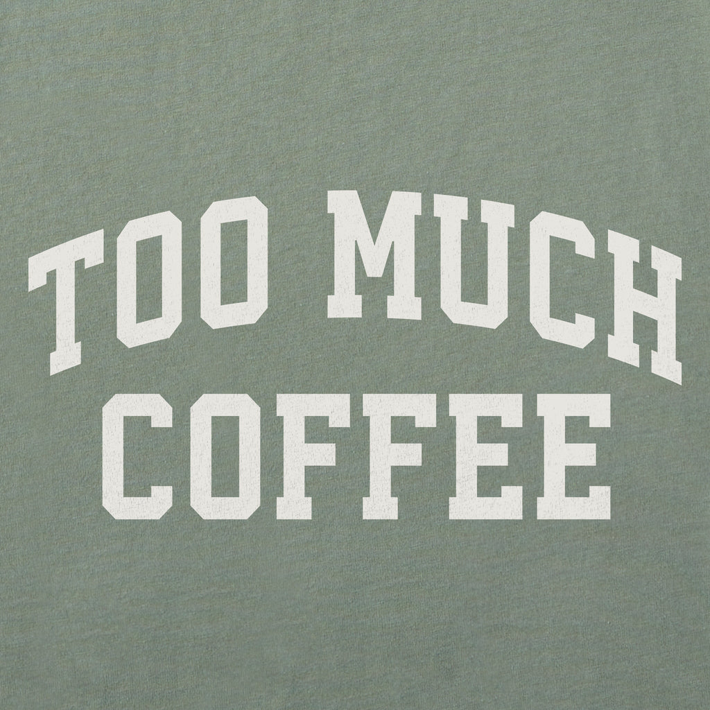 Women's Too Much Coffee Arch Short Sleeve Crusher Boxy Tee product image 2