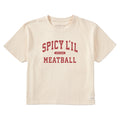 Women's Spicy L'il Meatball Arch Short Sleeve Crusher Boxy product image 1