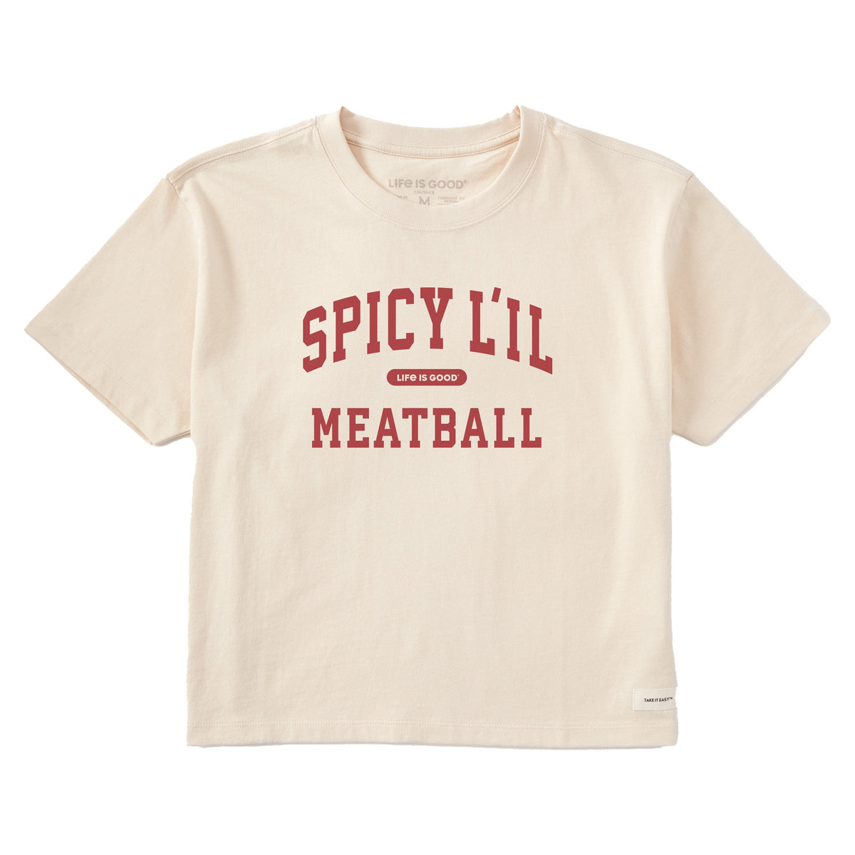 Women's Spicy L'il Meatball Arch Short Sleeve Crusher Boxy product image 1