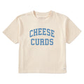 Women's Cheese Curds Arch Short Sleeve Crusher Boxy Tee product image 1
