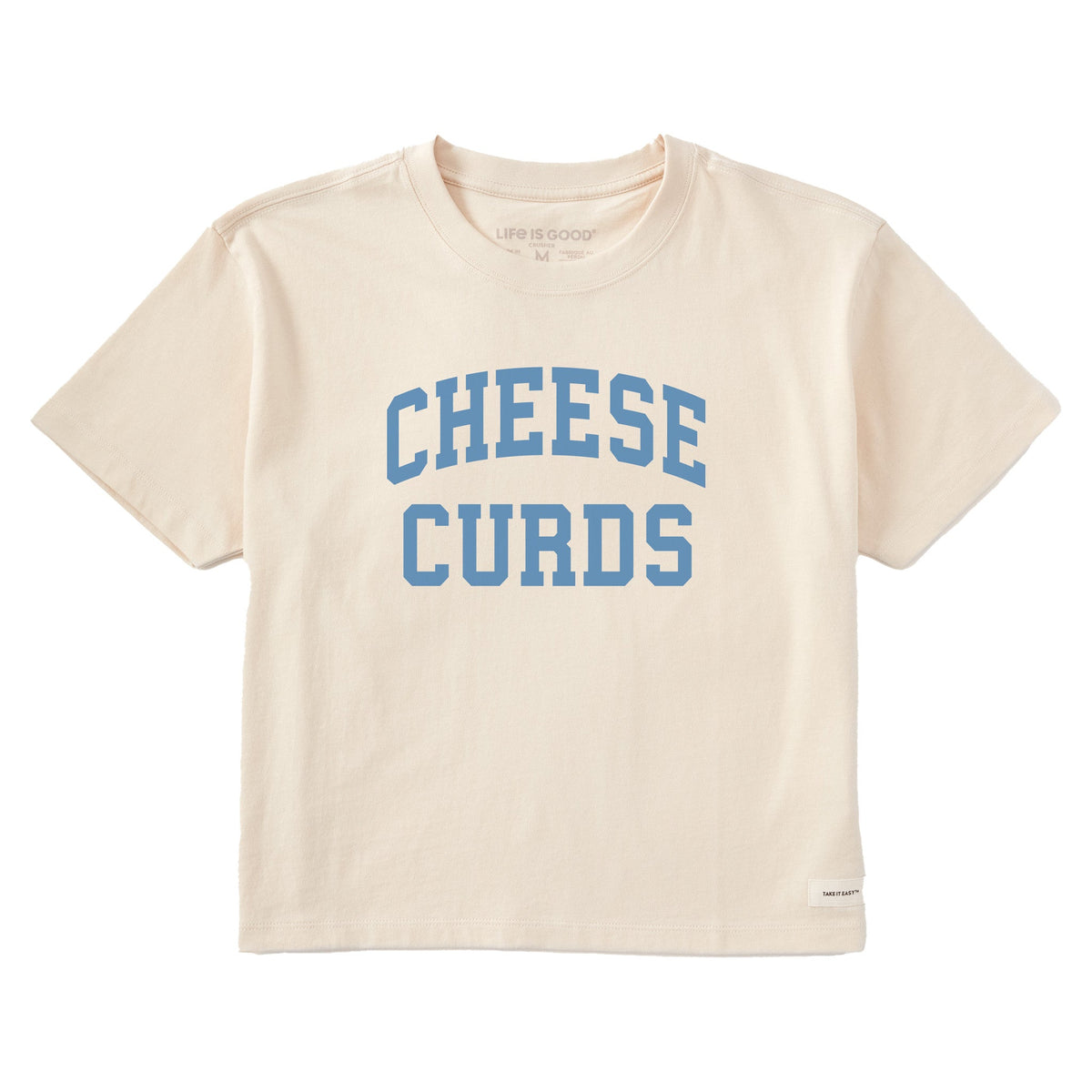 Women's Cheese Curds Arch Short Sleeve Crusher Boxy Tee product image 1