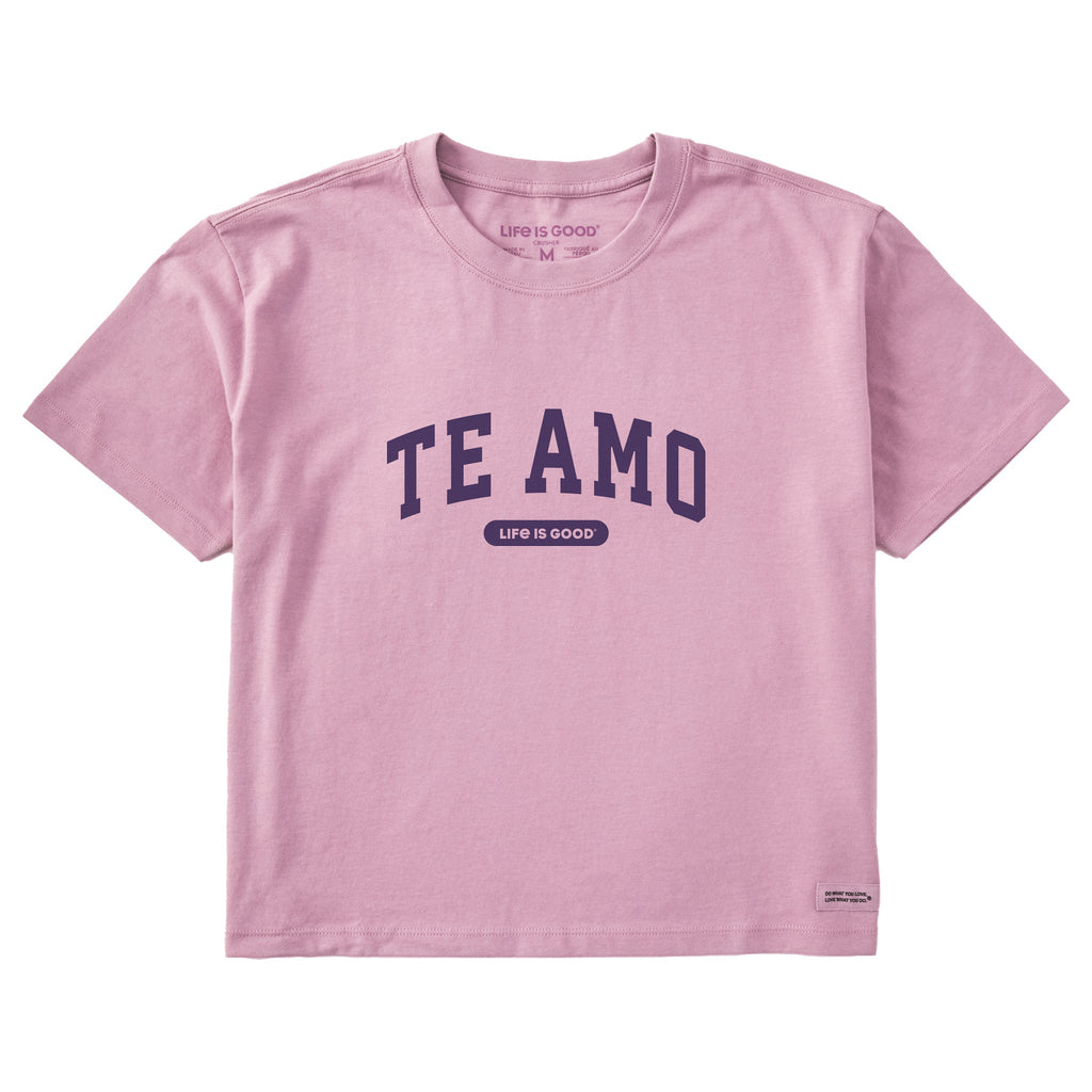 Women's Te Amo Arch Short Sleeve Crusher Boxy Tee product image 1
