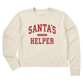 Women's Santa's Helper Arch Long Sleeve Crusher Boxy Tee product image 1