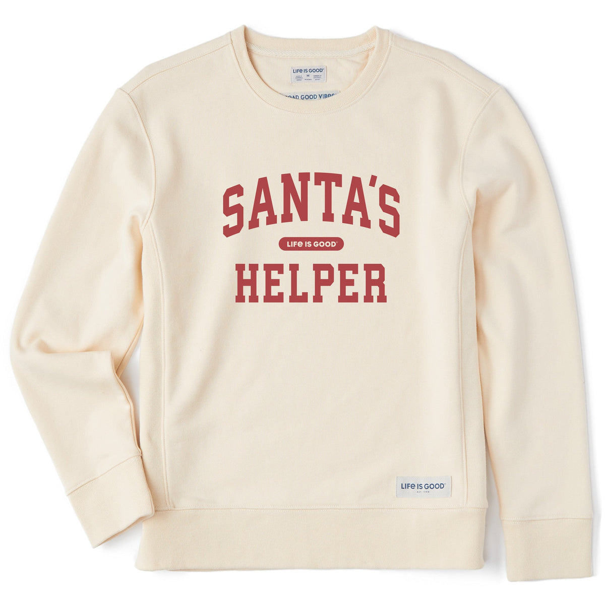 Women's Santa's Helper Arch Simply True Fleece Crew