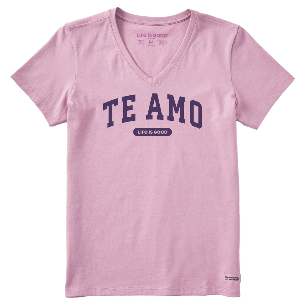 Women's Te Amo Arch Short Sleeve Crusher Vee product image 1