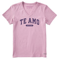 Women's Te Amo Arch Short Sleeve Crusher Vee product image 1