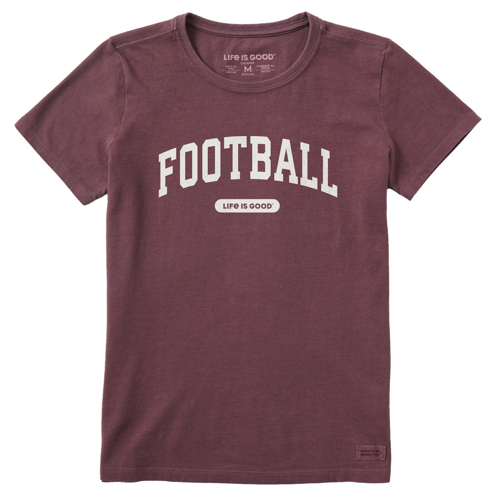 Women's Football Arch Short Sleeve Crusher Tee product image 1