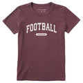 Women's Football Arch Short Sleeve Crusher Tee product image 1