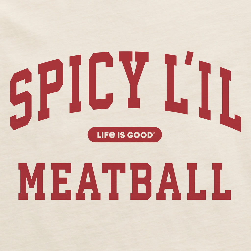 Women's Spicy L'il Meatball Arch Short Sleeve Crusher Tee product image 2