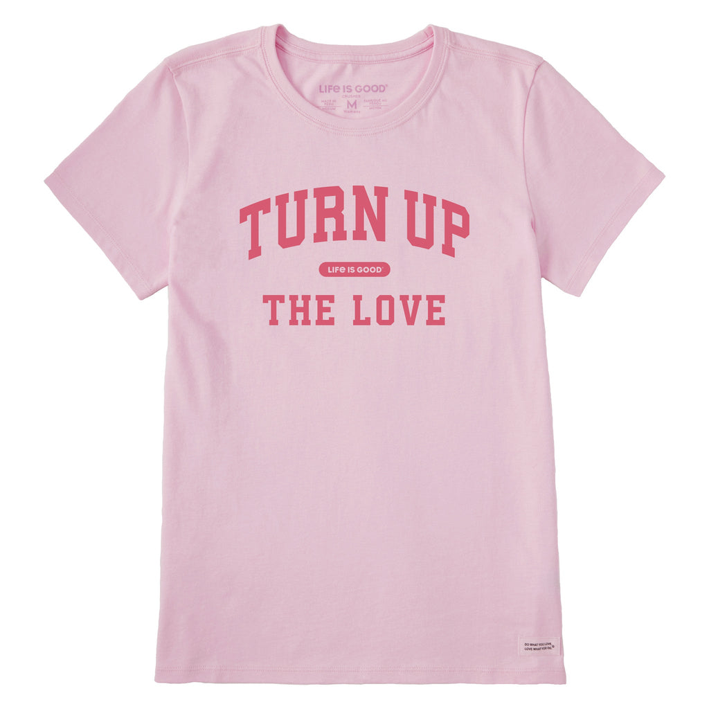 Women's Turn Up the Love Arch Short Sleeve Crusher Tee product image 1