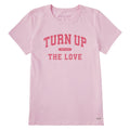Women's Turn Up the Love Arch Short Sleeve Crusher Tee product image 1