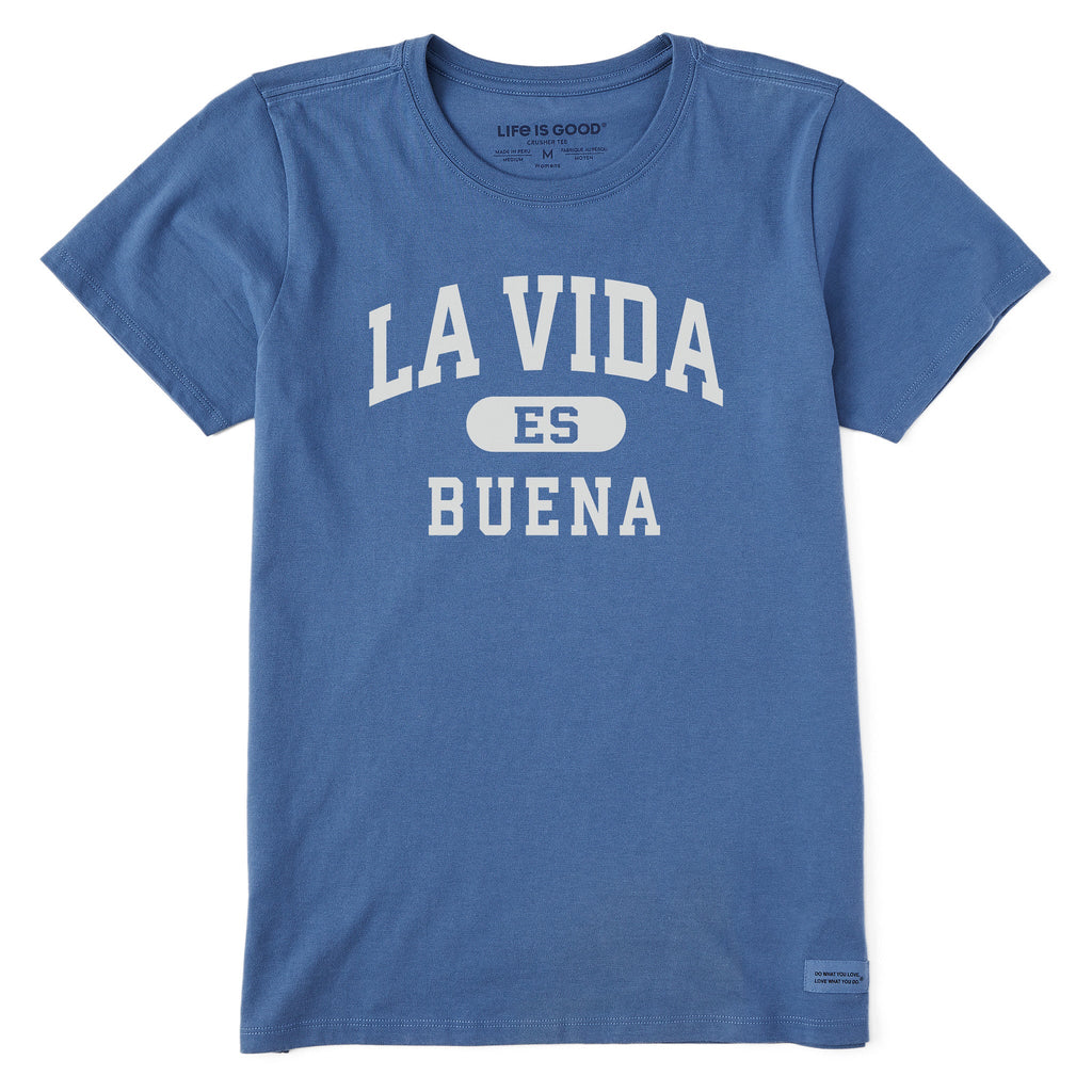 Women's La Vida Es Buena Arch Short Sleeve Crusher Tee product image 1