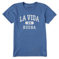 Women's La Vida Es Buena Arch Short Sleeve Crusher Tee product image 1