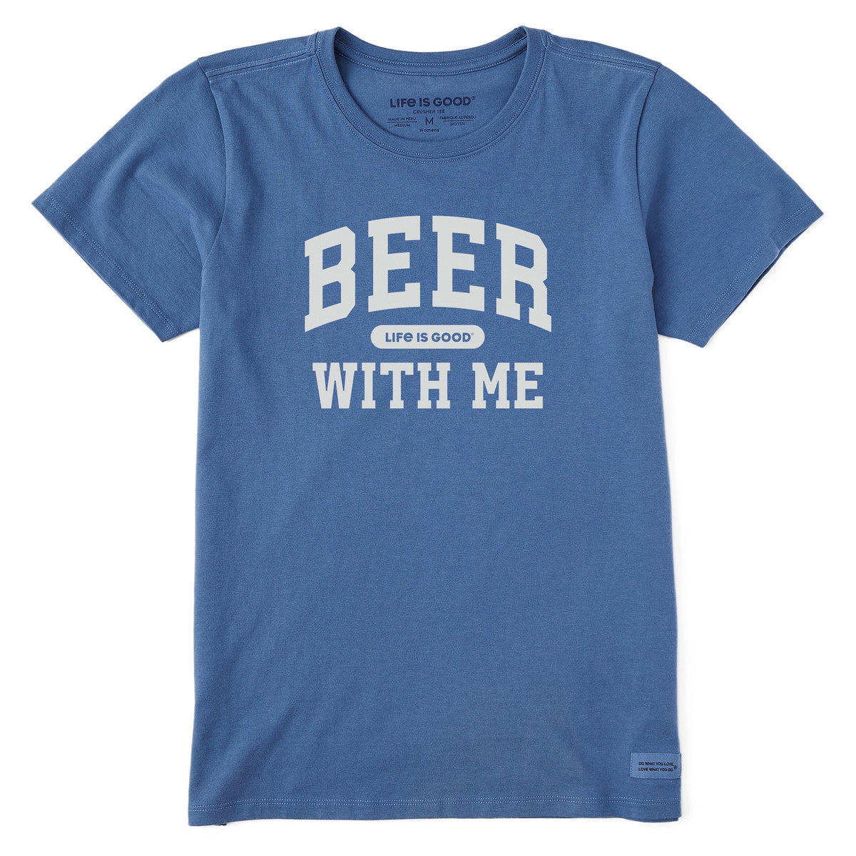 Women's Beer With Me Arch Short Sleeve Crusher Tee product image 1