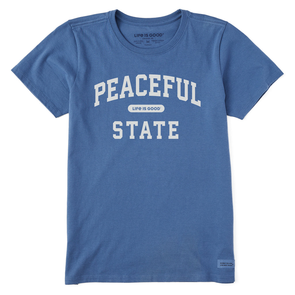 Women's Peaceful State Arch Short Sleeve Crusher Tee product image 1
