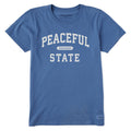 Women's Peaceful State Arch Short Sleeve Crusher Tee product image 1