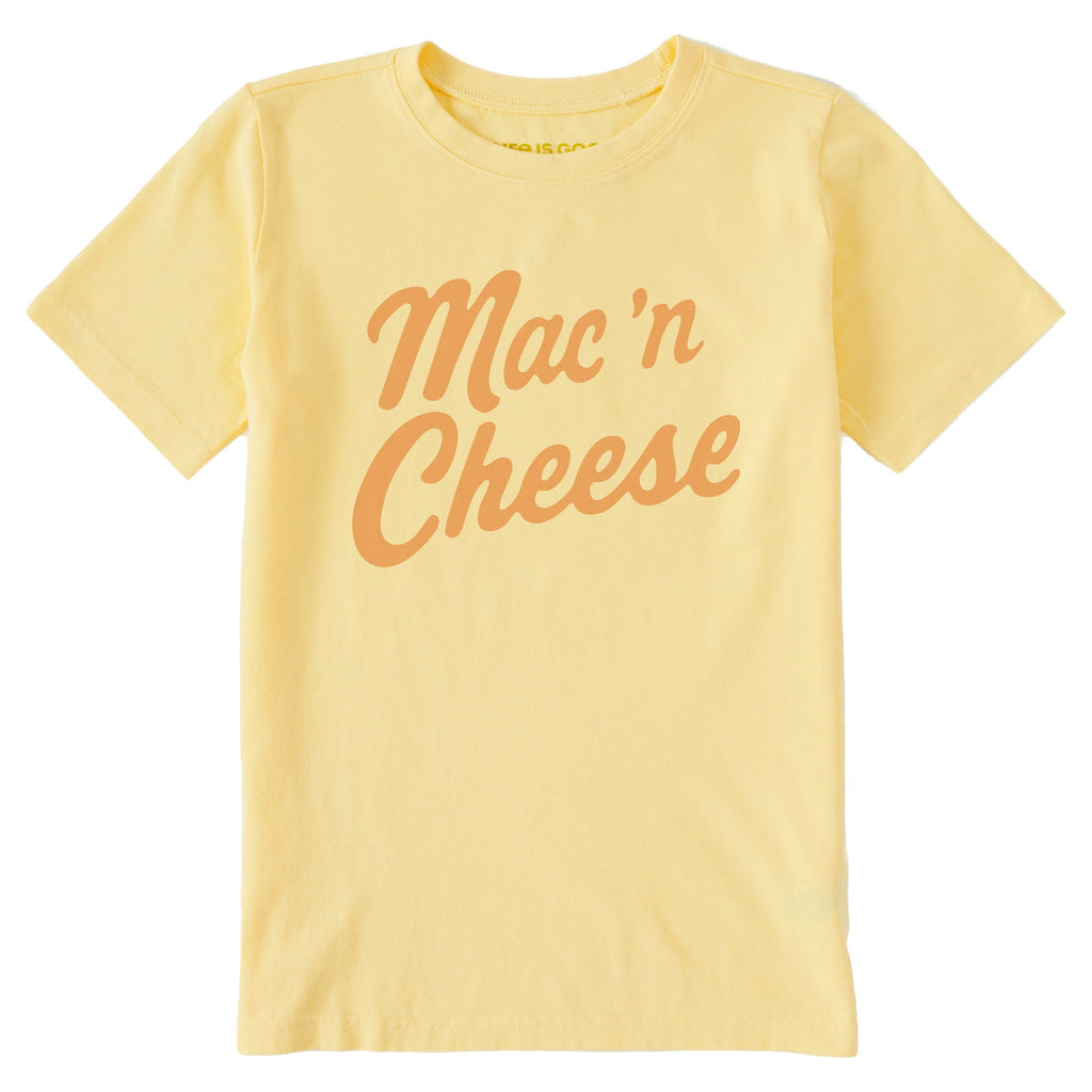Kids Mac 'n Cheese Script Short Sleeve Crusher Tee product image 1