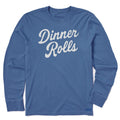 Men's Dinner Rolls Script Long Sleeve Crusher Tee product image 1
