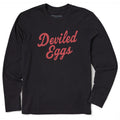 Men's Deviled Eggs Script Long Sleeve Crusher Tee product image 1