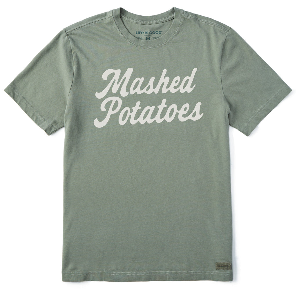 Men's Mashed Potatoes Script Short Sleeve Crusher Tee product image 1