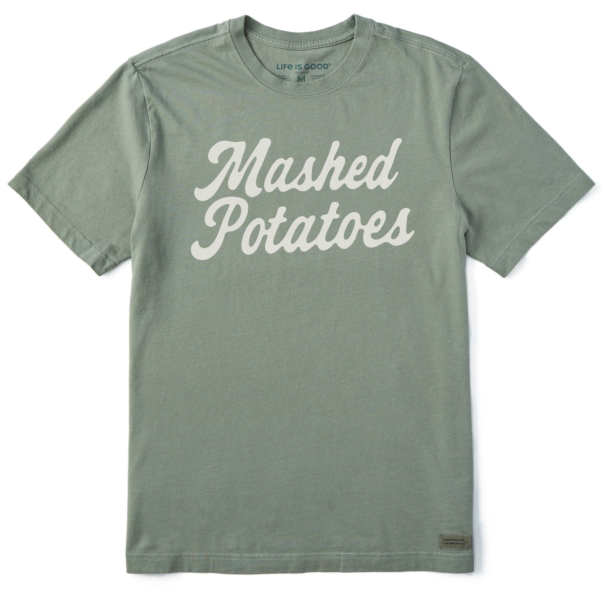 Men's Mashed Potatoes Script Short Sleeve Crusher Tee product image 1