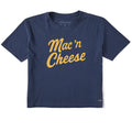 Women's Mac 'n Cheese Script Short Sleeve Crusher Boxy Tee product image 1