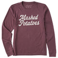 Women's Mashed Potatoes Script Long Sleeve Crusher Tee product image 1