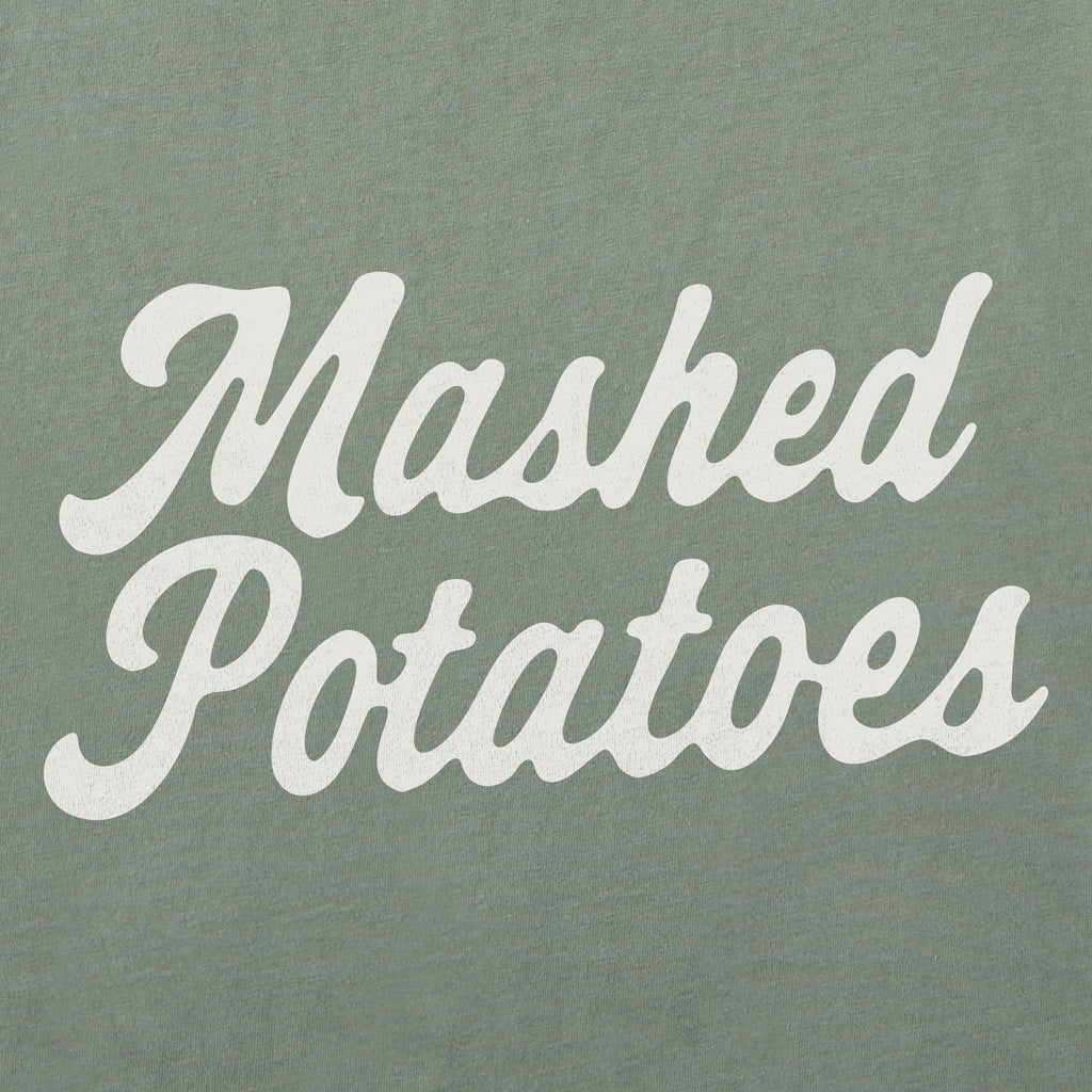 Women's Mashed Potatoes Script Short Sleeve Crusher Vee product image 2