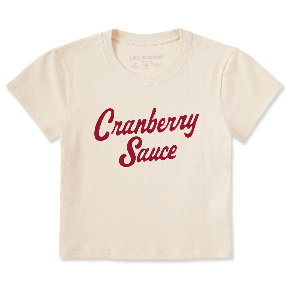 Women's Cranberry Sauce Script Crusher-LITE Shrunken Tee product image 1