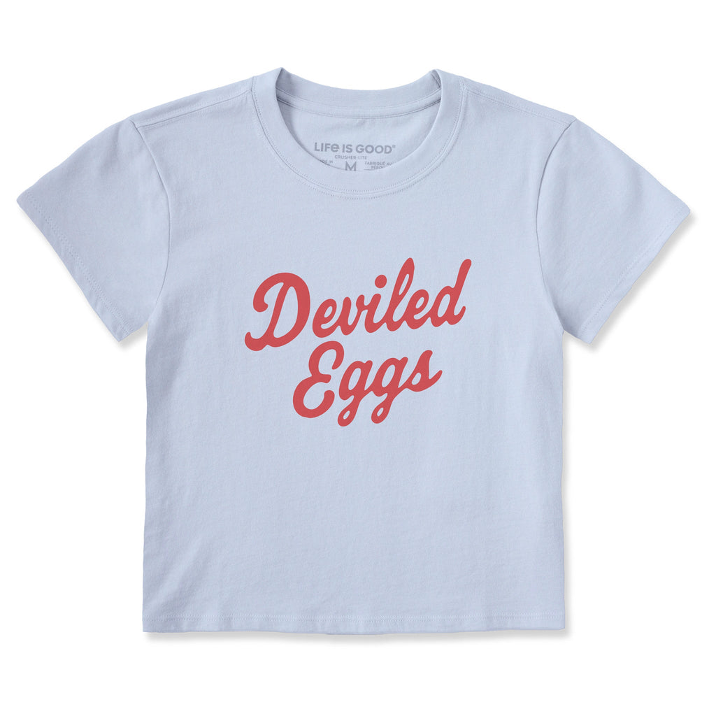 Women's Deviled Eggs Script Crusher-LITE Shrunken Tee product image 1