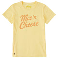 Women's Mac 'n Cheese Script Short Sleeve Crusher Tee product image 1